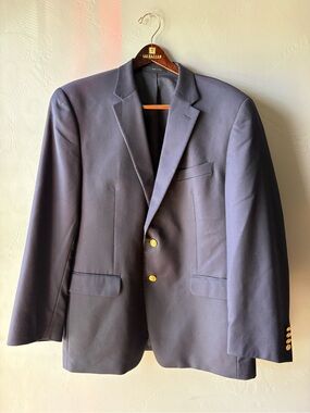 Lauren Ralph Lauren Navy Wool Blazer ~ Size 44R